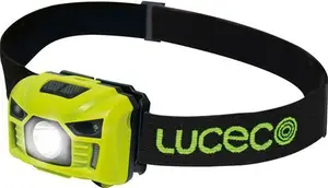 Luceco Rechargeable PIR Inspection Head Torch 3W 6500K