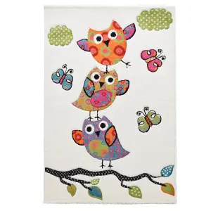 White Owl Children Rug - Alaska