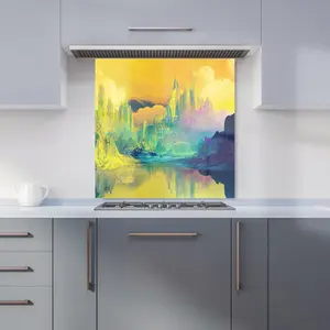 Elena Sable: 00047 Premium Glass Kitchen Splashback W600mm x H600mm