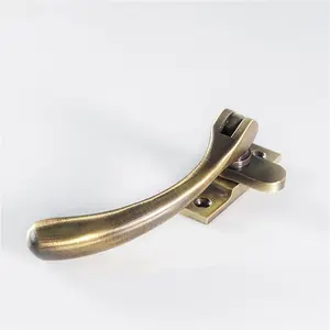 Bulb Ended Casement Window Fastener - 98mm Handle 45mm Centres Florentine Bronze