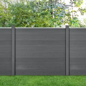 Aslynn Windscreen Fence Panel 165cm H x 314cm W x 10cm D