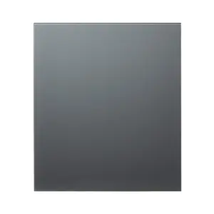 GoodHome Anthracite Glass Splashback, (H)800mm (W)900mm (T)5mm