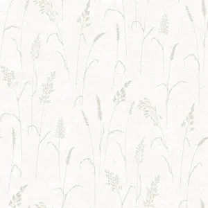 Galerie Kitchen Recipes Beige Grasses Smooth Wallpaper