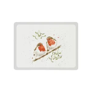 Wrendale Designs 6 Piece Christmas Placemats Set