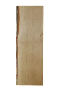 Natural Waney edge Oak Furniture board, (L)0.9m (W)250mm-300mm (T)25mm