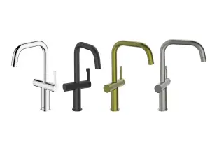 Clearwater Mariner Kitchen Filter Tap Filtered Water & Cold & Hot Brushed Brass PVD - MAL10BB