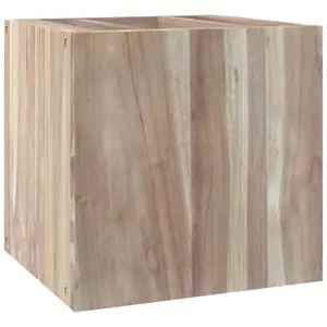 Berkfield Wall-mounted Bathroom Cabinet 41x38x40 cm Solid Wood Teak