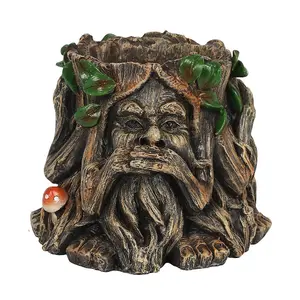 Something Different Green Man Plant Pot Brown (One Size)