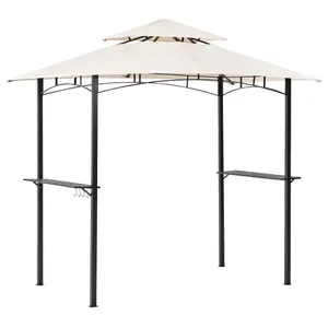 Beliani Traditional Gazebo Beige NARO