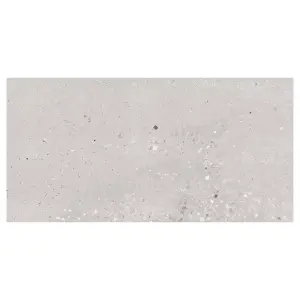 Mythos Matt White Concrete Effect Porcelain Outdoor Tile - Pack of 1, 0.72m² - (L)1200x(W)600