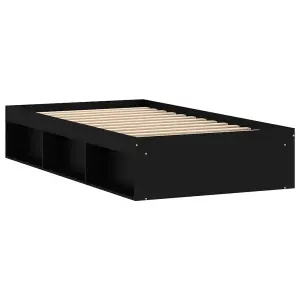 Berkfield Bed Frame Black 90x190 cm