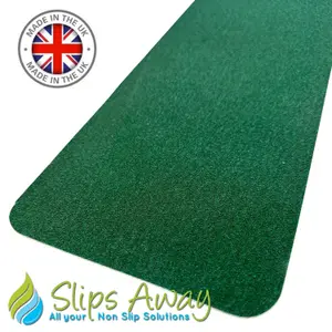 Non Slip Tape Roll Pro Standard Grade -Indoor/Outdoor Use by Slips Away - Green 100mm x 18m