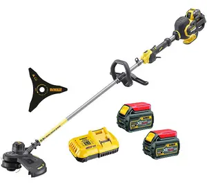 Dewalt DCM571T2 54v XR FLEXVOLT Cordless Grass Timmer Brush Cutter 2x6ah + Blade