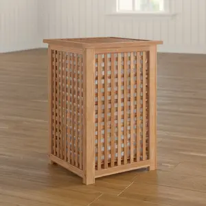 Wood Cabinet Laundry Hamper