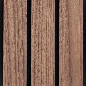 Naturewall SlatWall Grand Deep Walnut - 240cm x 60cm