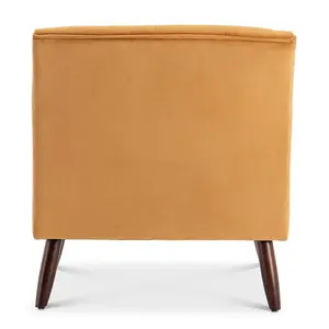 Velvet Gold Franca Accent Chair