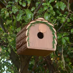 Wooden Squirrel Feeder or Bird Nesting Box House