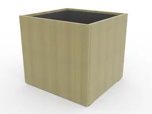 WoodyBlom2 wooden planter, 1000x1000x1000