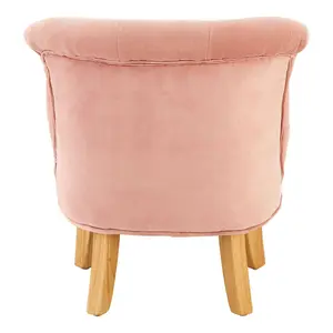 Interiors by Premier Kids Chair, Comfortable Seating Indoor Chair, Easy to Clean Bedroom Chair, Adjustable Velvet Chair