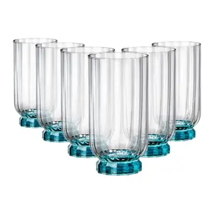 Florian Highball Glasses - 430ml (Set of 6)