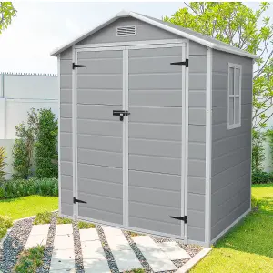 6x4.4 Foot Plastic Storage Shed