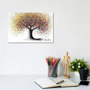 Rainbow Soul Tree by Ashvin Harrison - Print on Canvas Wrapped Canvas / 20.32cm H x 30.48cm W x 1.91cm D