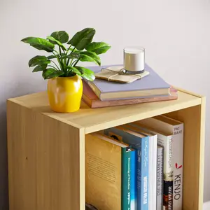 Gerardi Standard Bookcase Oak / 54 cm H x 32 cm W