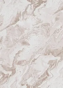 Carrara Marble Paste the Wall Textured Vinyl - Rose and Gold