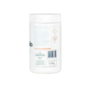 Dellonda 1kg Chlorine Granules, Hot Tub, Spa & Pool Chemicals, Easy & Fast