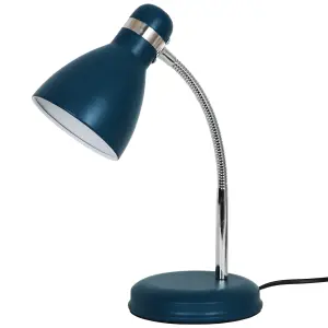 GoodHome Narajo Modern Petrol blue Table light