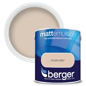 Berger Matt Emulsion Paint Double Date - 2.5L