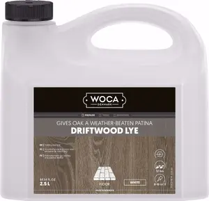 WOCA Driftwood Lye 2.5L - White