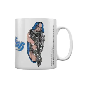 Billie Eilish Bling Mug White/Blue (One Size)