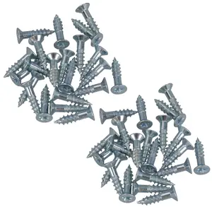 5mm x 20mm PZ2 Drive Countersunk Wood Chipboard Screws Fasteners 44pc