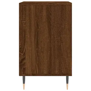 Berkfield Shoe Cabinet Brown Oak 102x36x60 cm Engineered Wood