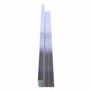 DBS Bathrooms Aluminium End Cap Trim For 10mm Shower Wall Panels 2.4m