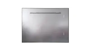 ALLboards 120x90 cm grey magnetic glass board - frameless glass board, tempered glass suitable for neodymium magnets