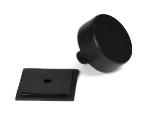 From The Anvil Matt Black Kelso Cabinet Knob - 38mm (Square)