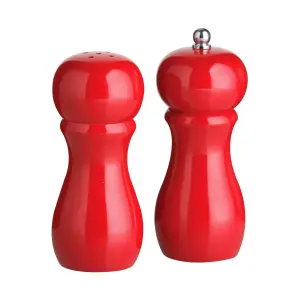 Maison by Premier Salta 11cm Red Hi Gloss Salt And Pepper Mill