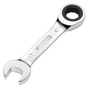 Draper Tools HI-TORQ Metric Stubby Ratchet Combination Spanner, 12mm