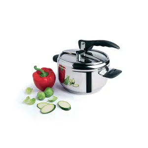 Excelsa Professional Stainless Steel Pressure Cooker 22 cm H x 21 cm W x 21 cm D