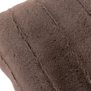 Paoletti Empress Faux Fur Feather Filled Cushion