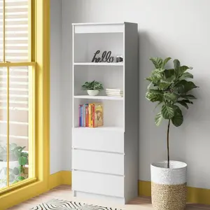 Ikin Bookcase White