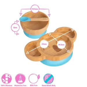 5pc Bamboo Koala Baby Weaning Set - Pink