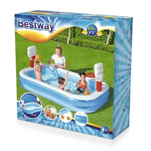 Bestway Plain PVC Family fun pool (W) 1.68m x (L) 2.51m