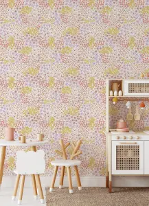 NuWallpaper NUS4848 Floral Bunch Multi Peel & Stick Wallpaper, Warm