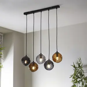 Harbour Studio Kachia 5 Lamp Pendant ceiling light