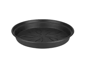 Elho Green Basics Saucer 29cm for Plastic Plant Pot in Living Black