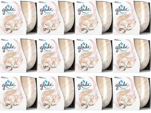 Glade Scented Candle, Air Freshener 120 g Vanilla Blossom (Pack of 12)