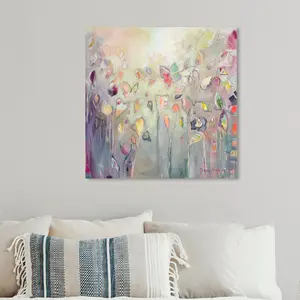 Butterfly Dance by Michaela Nessim - Wrapped Canvas Painting 30cm H x 30cm W x 4cm D